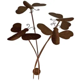 Tuteur à planter en fer abeilles 65 x 12 4cm