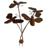 Tuteur à planter en fer abeilles 65 x 12 4cm