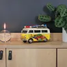 Van décoratif en métal Flower power