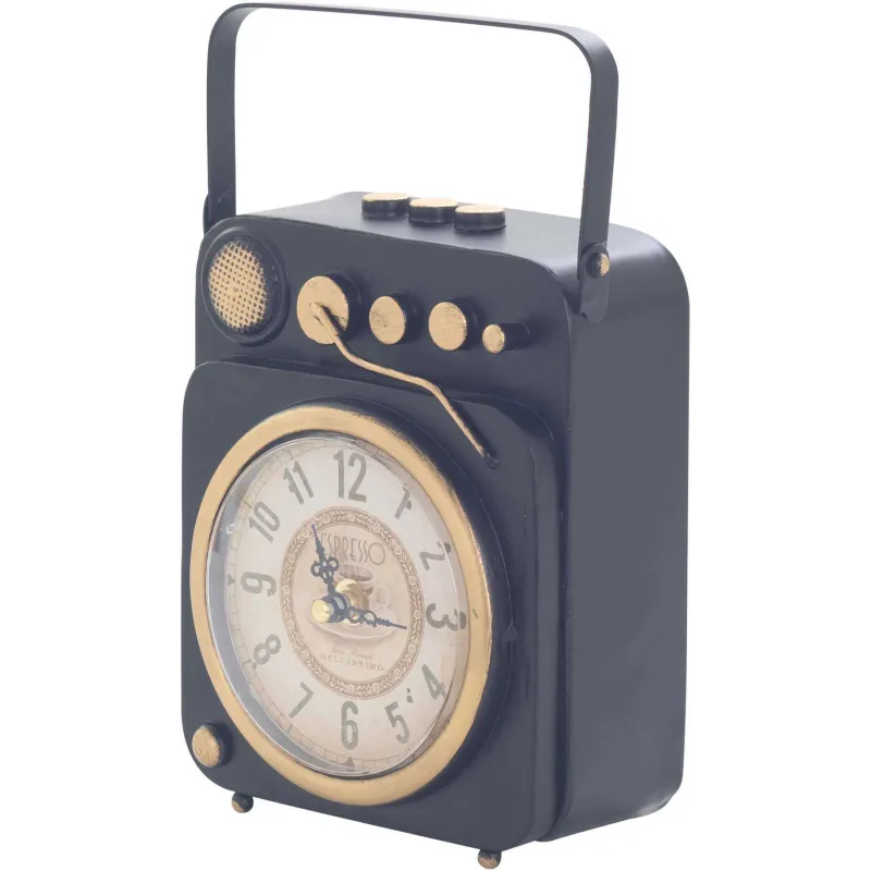 Horloge à poser vintage tourne disque
