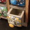 Petit meuble de rangement 4 tiroirs colorés