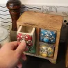Petit meuble de rangement 4 tiroirs colorés