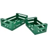 Cagette en métal coloré (Lot de 2)