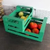 Cagette en métal coloré (Lot de 2)