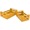 Cagette en métal coloré (Lot de 2)