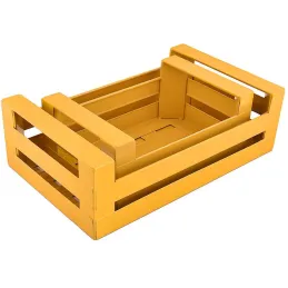 Cagette en métal coloré (Lot de 2)