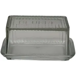 Beurrier en verre strié Cook