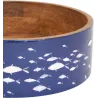 Saladier en bois émaillé Poissons