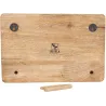 Décoration murale ou à poser en bois émaillé Surf