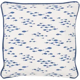 Coussin en coton Sea 45 x 45 cm