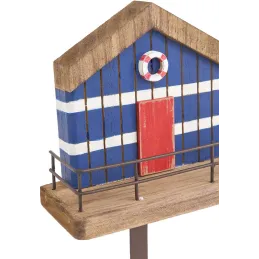 Patère en bois et métal Sea