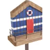 Patère en bois et métal Sea