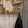 Patère avec oiseaux sur troncs