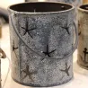 Bougeoirs en étain 10.5 cm (Lot de 3)