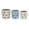 Bougeoirs en étain 10.5 cm (Lot de 3)