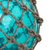 Grande bouée en verre avec corde en nylon