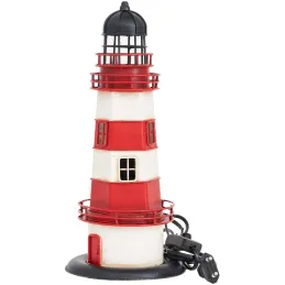 Phare en métal à led 32 cm