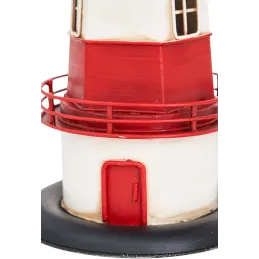 Phare en métal à led 32 cm