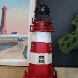 Phare en métal à led 32 cm