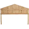 Tête de lit en teck naturel - Arthur