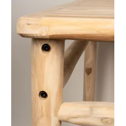 Table haute en teck - Arthur