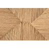 Fauteuil en teck naturel et jute