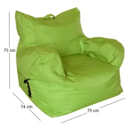 Fauteuil intérieur extérieur en polyester Alex