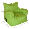 Fauteuil intérieur extérieur en polyester Alex