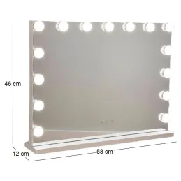 Miroir avec 15 led intégrées Kim