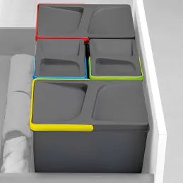 Bacs de tri pour tiroir de cuisine Recycle