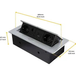 Multiconnecteur pour bureau Atom 26