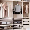 Penderie rabattable moka pour armoire Hang