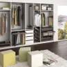 Penderie rabattable moka pour armoire Hang