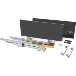 Kit tiroir anthracite meuble cuisine et salle de bain Concept