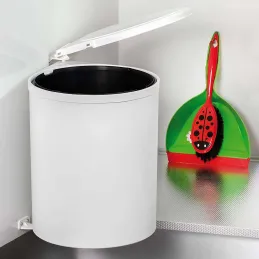 Poubelle de recyclage à fixation sur porte 13 litres