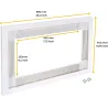 Cadre micro-ondes à encastrer