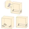 Range-chaussures pour intérieur d'armoire Self