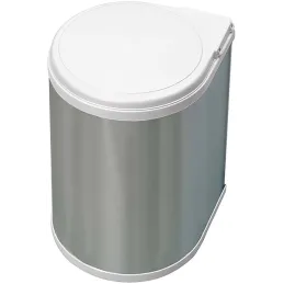 Poubelle à fixation sur porte conteneur de 13 litres