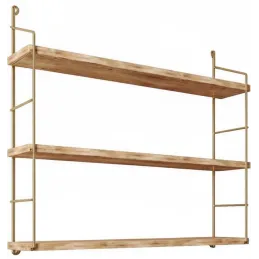 Etagère murale en bois et métal Duvar