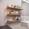 Etagère murale en bois et métal Duvar