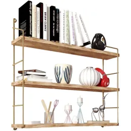 Etagère murale en bois et métal Duvar