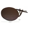 Galette de chaise ronde en coton 40 cm