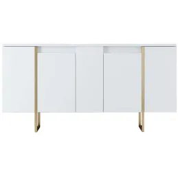 Buffet en aggloméré pieds en métal Luxe