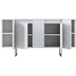 Buffet en aggloméré pieds en métal Luxe
