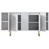 Buffet en aggloméré pieds en métal Luxe