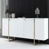 Buffet en aggloméré pieds en métal Luxe