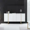 Buffet en aggloméré pieds en métal Luxe