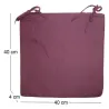 Galette de chaise en coton 40 cm