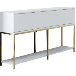 Console en agglomeré et métal Lord