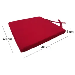 Galette de chaise en coton 40 cm